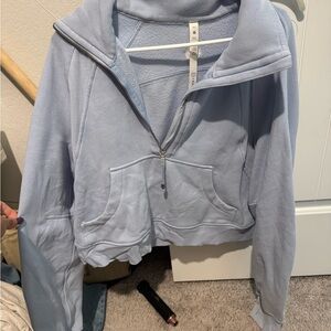 lululemon athletica Sky Blue Zip-Up Hoodie